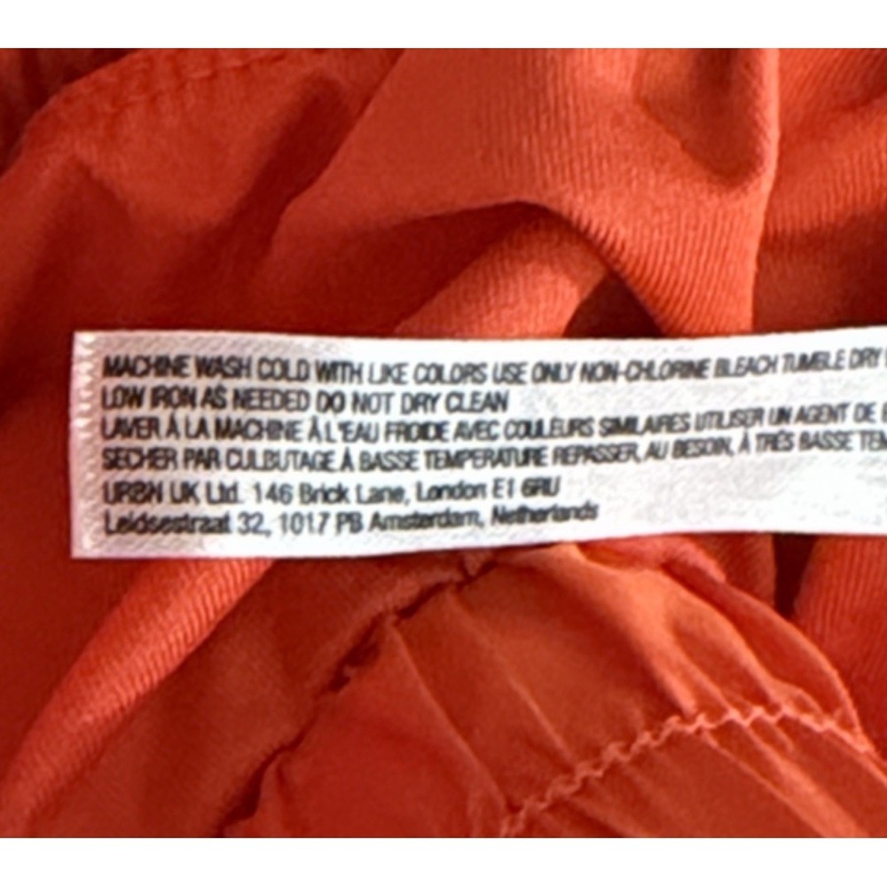 Free People Women Small FP Movement Get Your Flirt On Orange Pull On Shorts - Picture 13 of 16